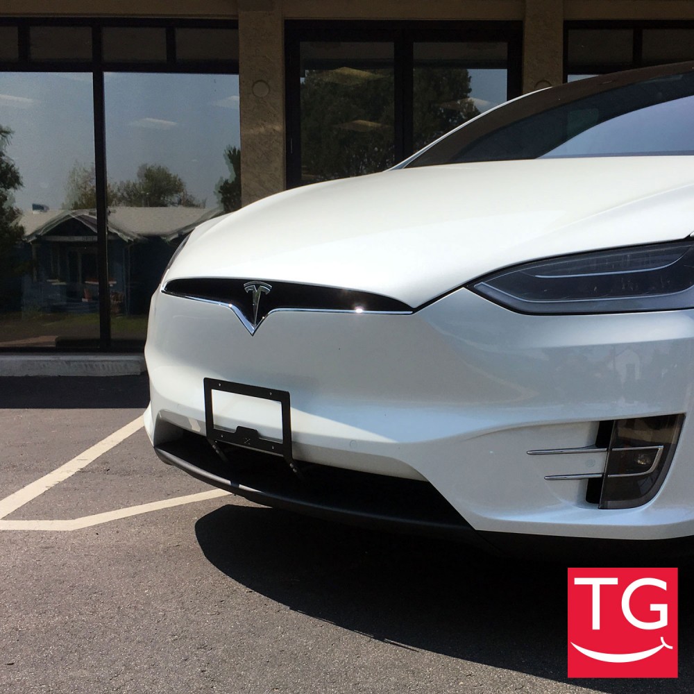 2016-2018 Tesla Model X STO-N-SHO Removable Front License Bracket